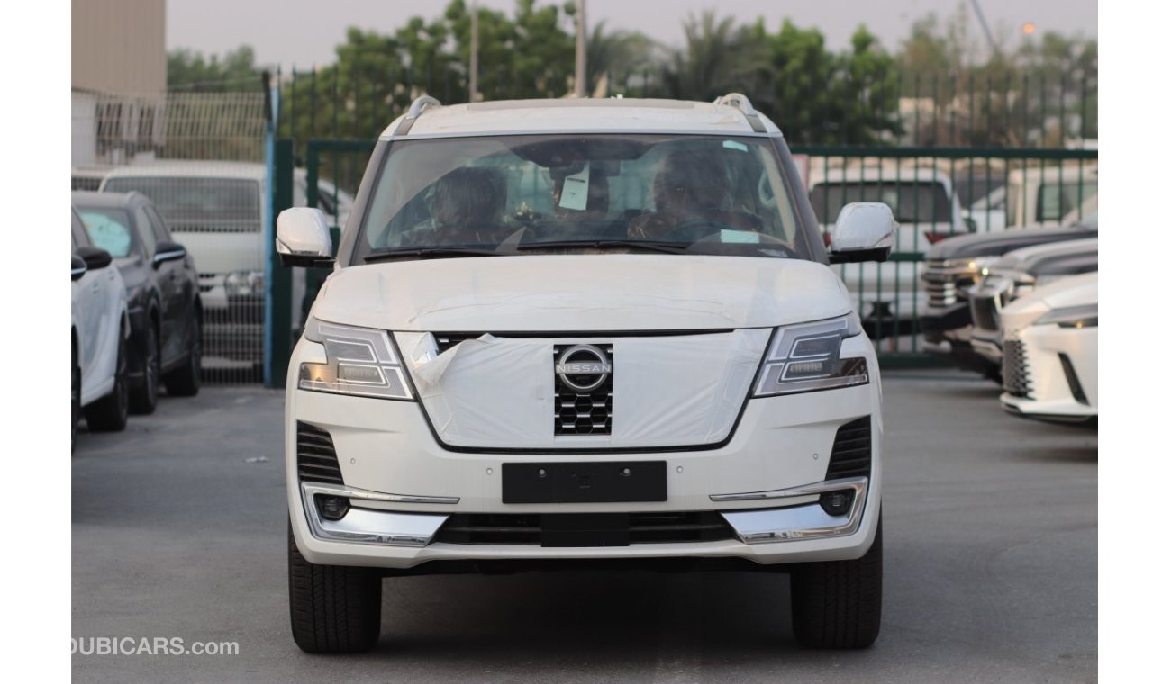 Nissan Patrol PLATINUM 5.6L V8, LEATHER SEAT, ELECTRIC SEAT, 360 CAMERA, SUNROOF, ALLOY WHEELS, MODEL 2024 FOR EXP