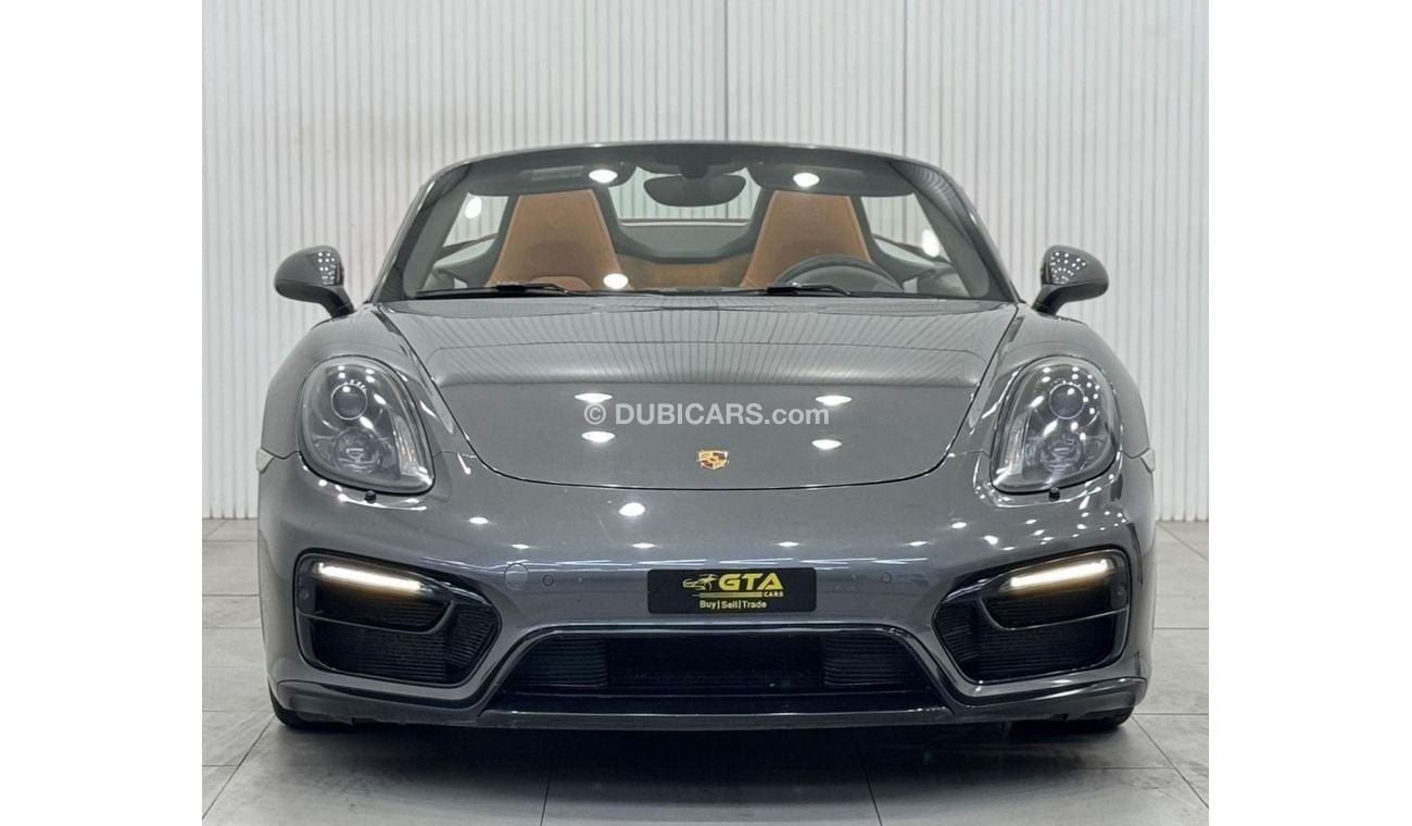 بورش بوكستر 718 GTS 4.0L A/T 2015 Porsche Boxster GTS, Service History, Excellent Condition, GCC