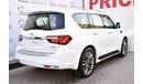 Infiniti QX80 AED 3359 PM | LUXURY 5.6L V8 4WD GCC DEALER WARRANTY