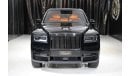 Rolls-Royce Cullinan Rolls Royce Cullinan | Black Badge Kit | Brand New | 2024 | Diamond Black | Interior Mandarin Orange