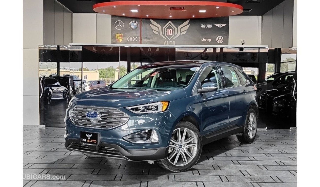 فورد إدج AED 1,700 P.M | 2019 FORD EDGE TITANIUM 2.0 L | GCC | PANORAMIC ROOF | UNDER AGENCY WARRANTY