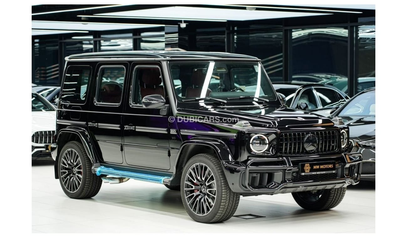 مرسيدس بنز G 63 AMG Mercedes-Benz G 63 | 2025 GCC 0km | Agency Warranty | Double Night Package | 360 View | 22 Inch Rims