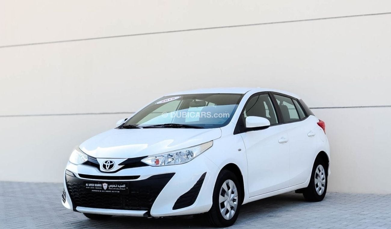 Toyota Yaris SE 1.3L (98 HP) hatchback Toyota Yaris 2019 GCC accident free in excellent condition 683 P.M