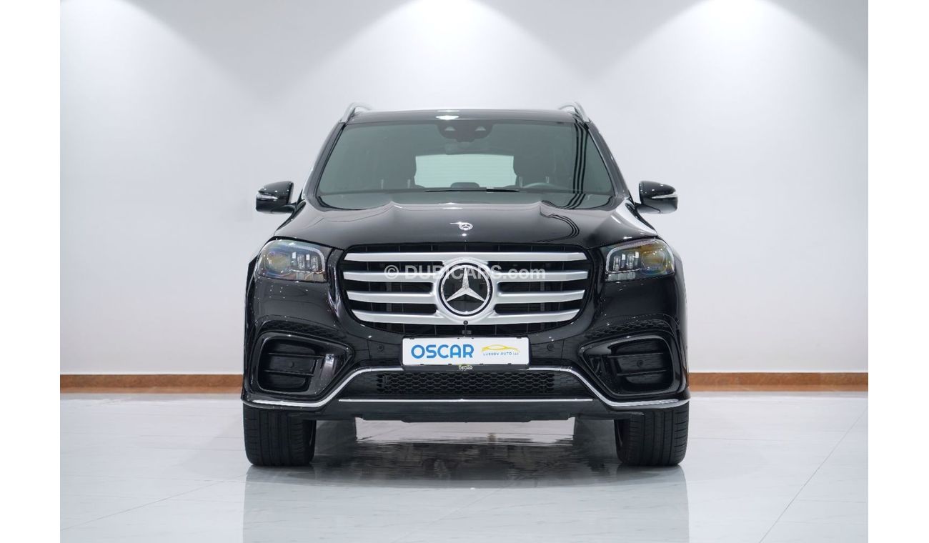 مرسيدس بنز GLS 450 Premium + 3.0L (389 HP) 2024 Mercedes-Benz GLS 450 AMG 4MATIC 3.0TC V6 4WD GCC Gargash Warranty Serv