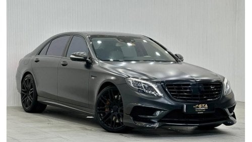 Mercedes-Benz S 63 AMG Std 2015 Mercedes Brabus S63 AMG 4MATIC, 1 Of 1, Full Service History, Fully Loaded, GCC