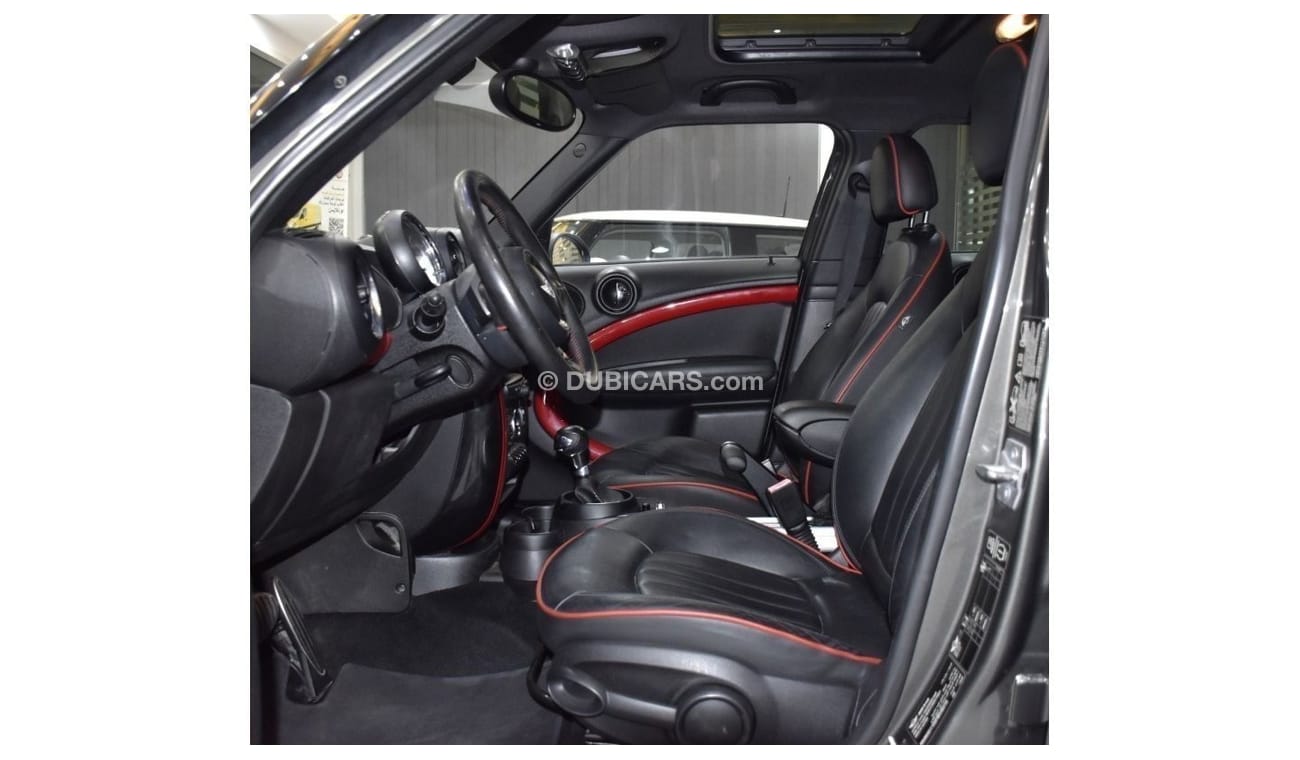 Mini John Cooper Works Countryman EXCELLENT DEAL for our Mini CountryMan John Cooper Works ( 2015 Model ) in Grey Color GCC Specs