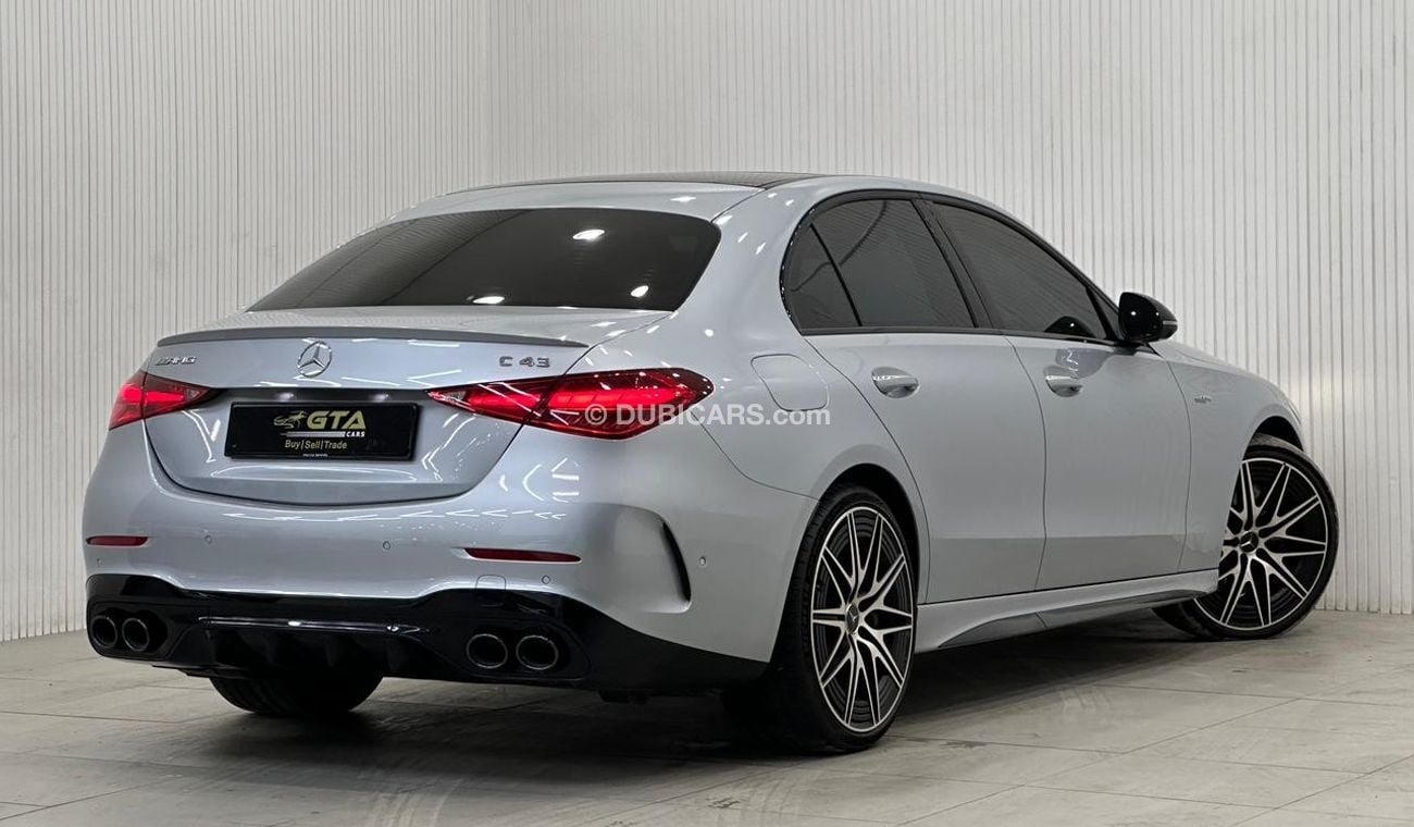 مرسيدس بنز C 43 AMG 2.0L 2023 Mercedes Benz C43 AMG 4MATIC, May 2028 Mercedes Warranty, May 2025 Mercedes Service Pack,