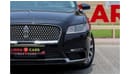 لينكولن كونتيننتال Lincoln Continental Premier 2019 GCC under Agency Warranty with Flexible Down-Payment/ Flood Free.