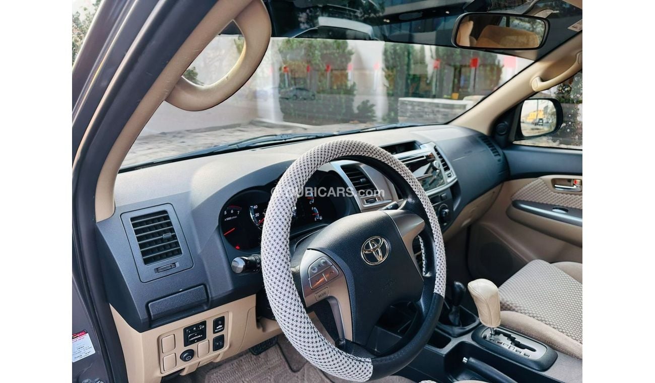 Toyota Fortuner 2.7L EXR AED 1,370 PM | TOYOTA FORTUNER | 2.7L I4 | GCC | 2015 | ORIGNAL PAINT | 0% DOWNPAYMENT