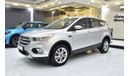 Ford Escape EXCELLENT DEAL for our Ford Escape ( 2017 Model ) in Silver Color GCC Specs