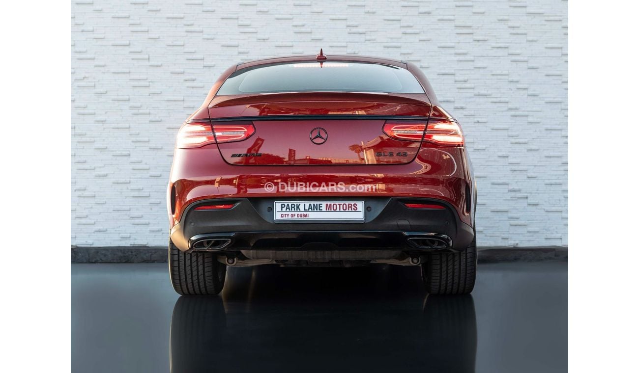 Mercedes-Benz GLE 43 AMG AED 2,988 PM • GLE 43 AMG COUPE • GCC SPECS • 3.0L TURBO-CHARGED V6 • PRISTINE CONDITION