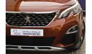 Peugeot 3008 AED 1399 PM | 1.6L GT LINE GCC MANUFACTURER WARRANTY 2026 OR 100K KM