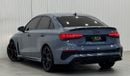 أودي RS3 TFSI quattro 2.5L Sedan 2024 Audi RS3 Quattro, Nov 2028 Audi Warranty + Service Pack, Full Options,