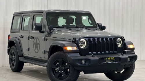 جيب رانجلر 2021 Jeep Wrangler Unlimited Sport, Aug 2027 Jeep Warranty, Full Jeep Service History, Low Kms, GCC