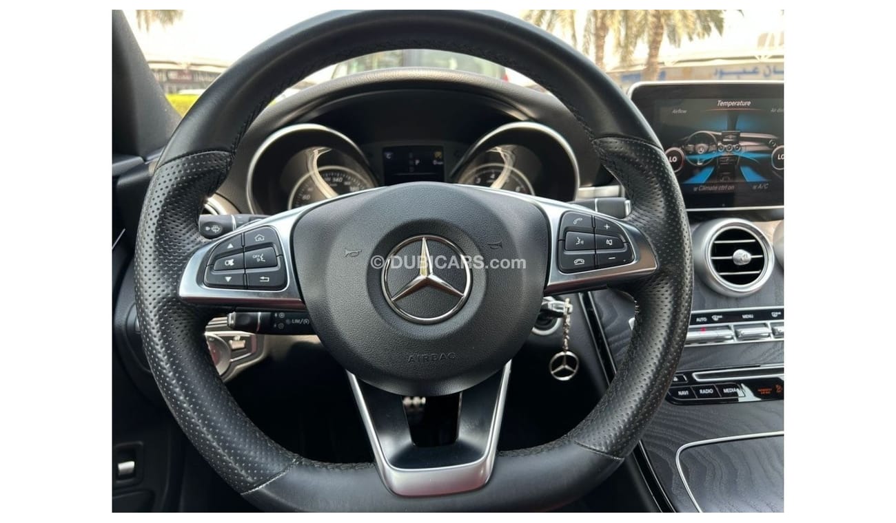 Mercedes-Benz C200 AMG Pack MERCEDES C200 AMG FULL OPTION 2018 GCC GARGASH LOW MILEAGE SINGLE OWNER IN MINT CONDITION