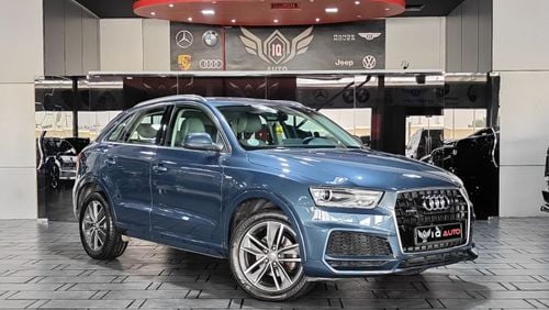 أودي Q3 40 TFSI S-Line 2.0L 4WD AED 1,800 P.M | 2016 AUDI Q3 QUATTRO S-LINE | FULL PANORAMIC VIEW | ORIGINAL