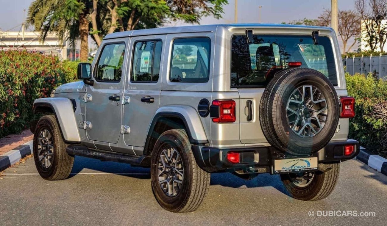 Jeep Wrangler (ТОЛЬКО НА ЭКСПОРТ , For Export) Unlimited Sahara I4 2.0L Turbo , 2024 GCC , 0Km , Без пробега