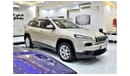 Jeep Cherokee EXCELLENT DEAL for our Jeep Cherokee LONGITUDE 4x4 ( 2015 Model ) in Beige Color GCC Specs