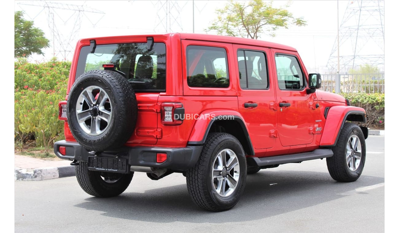 Jeep Wrangler Unlimited Sahara SOFT TOP GCC MINT IN CONDITION