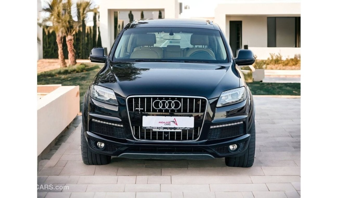 Audi Q7 45 TFSI quattro S-Line Luxury AED 1,240 PM | AUDI Q7 3.0 V6 | S-LINE | FULL OPTION | GCC | 0% DOWNPA