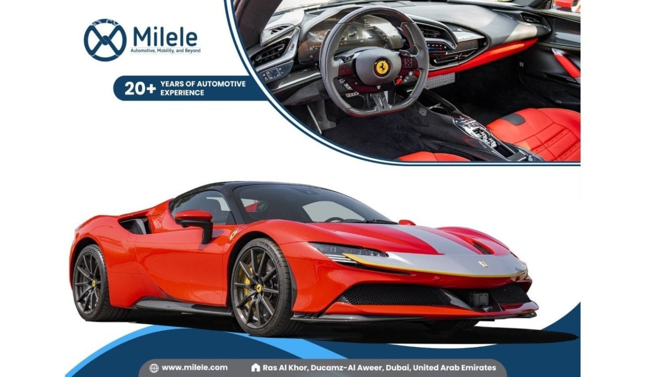 Ferrari SF90 Spider 4.0L PETROL: FULL CARBON EXTERIOR, CONVERTIBLE