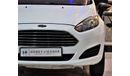 Ford Fiesta AMAZING Ford Fiesta 2013 Model!! in White Color! GCC Specs