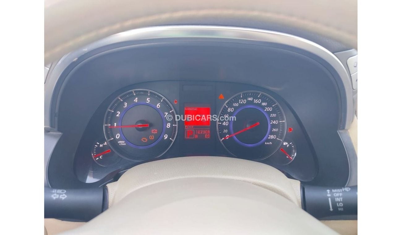 إنفينيتي FX50 JNRBS15Y19M550840  || INFINITI	FX50 ||  KM 182808  || LEFT HAND DRIVE ||