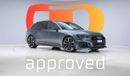 Audi RS4 Wagon - 2 Years Approved Warranty - Approved Prepared Vehicle Exterior view