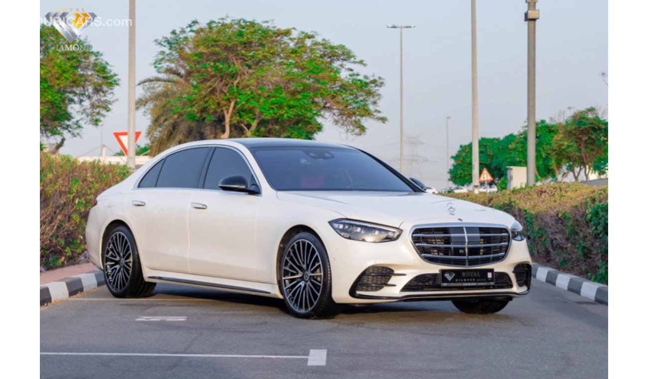 مرسيدس بنز S 500 4M Mercedes Benz S500 AMG kit GCC 2021 Under Warranty From Agency