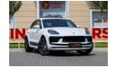 Porsche Macan Porsche Macan 2023 GCC under Agency Warranty with Flexible Down-Payment.