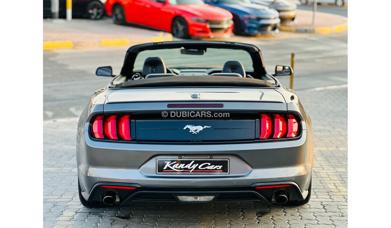 Ford Mustang EcoBoost Convertible | Monthly AED 1420/- | 0% DP | Blindspot | Touch Screen | Leather Seats | # 023