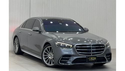 Mercedes-Benz S 500 4MATIC 3.0L 2021 Mercedes S500 4MATIC, One Year Warranty, Full Gargash Service History, GCC