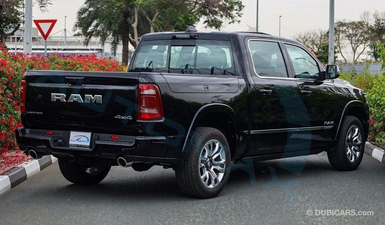 رام 1500 Limited Crew Cab V8 5.7L HEMI eTorque , 2024 GCC , 0Km , 3 Years or 60K Km Warranty @Official Dealer