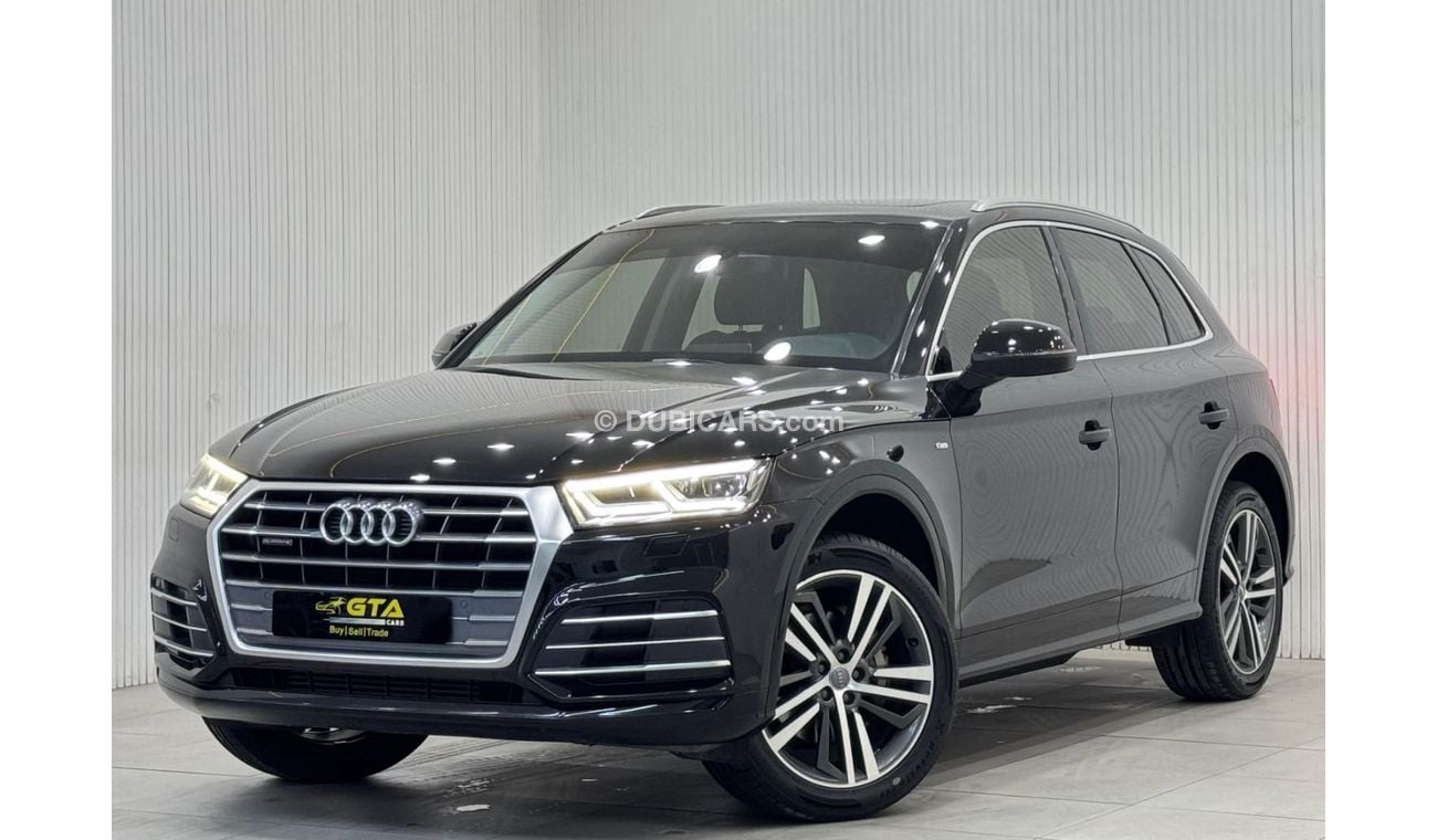 أودي Q5 45 TFSI Quattro S Line 2.0L (252 HP) 2019 Audi Q5 45TFSI S-Line Quattro, Warranty, Full Audi Service