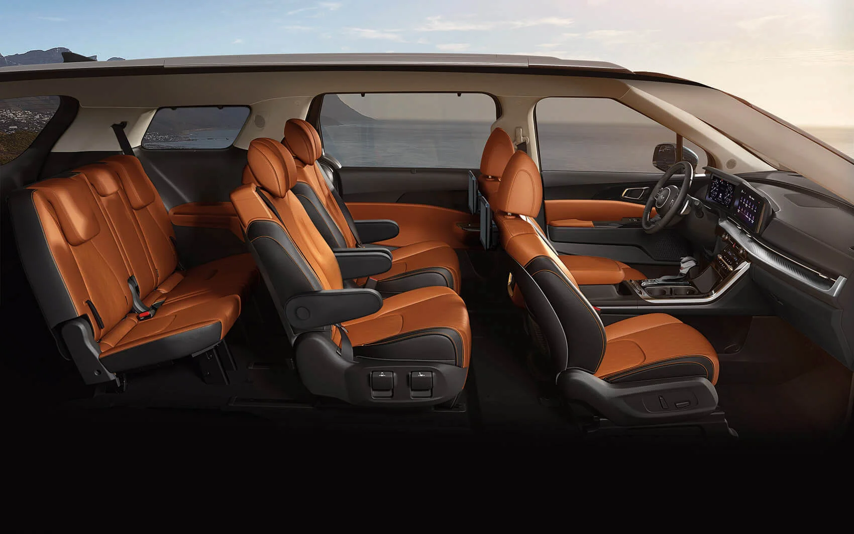 Kia Grand Carnival interior - Seats Profile