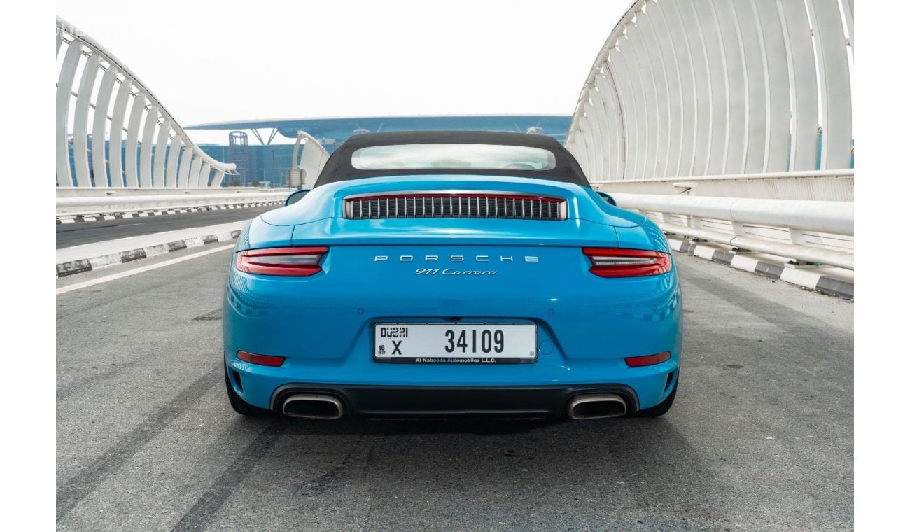 Porsche 911 Porsche Carrera 911 Blue Cabriolet