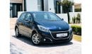 بيجو 208 اكتيف بلس AED 380 PM | PEUGEOT 208 2019 | GCC SPECS |  HATCHBACK | MINT CONDITION |  0% DOWNPAYMENT