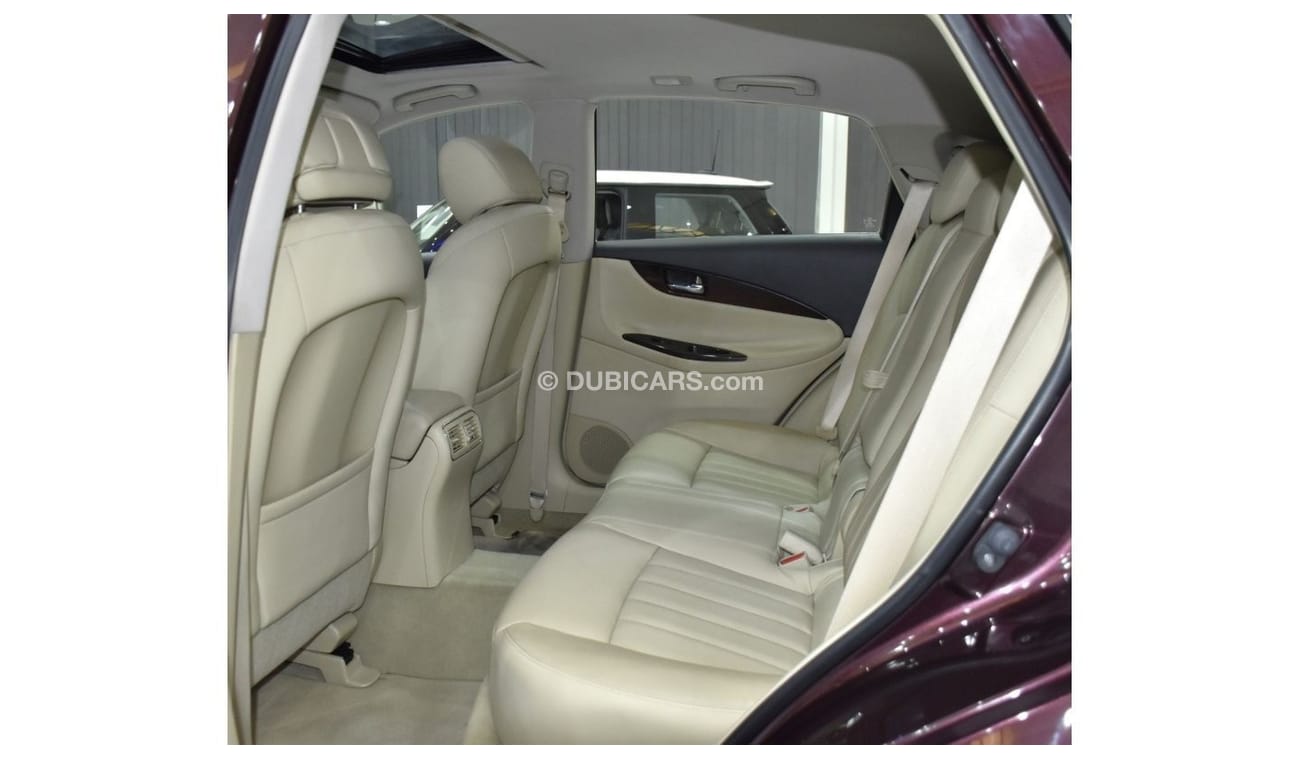 Infiniti QX50 EXCELLENT DEAL for our Infiniti QX50 ( 2017 Model ) in Burgundy Color GCC Specs