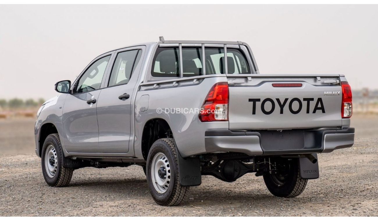 تويوتا هيلوكس (LHD) TOYOTA HILUX DC 2.4D MT 4X4 P.WINDOW MY2024 – SILVER