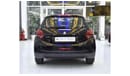 Peugeot 208 EXCELLENT DEAL for our Peugeot 208 1.6L ( 2019 Model ) in Black Color GCC Specs