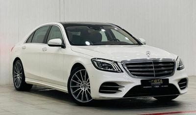 مرسيدس بنز S 450 Std 3.0L 2018 Mercedes-Benz S450, One Year Warranty, Service History, Excellent Condition, GCC