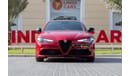 ألفا روميو جوليا Alfa Romeo Giulia Veloce Q2 2023 GCC under Agency Warranty with Flexible Down-Payment.