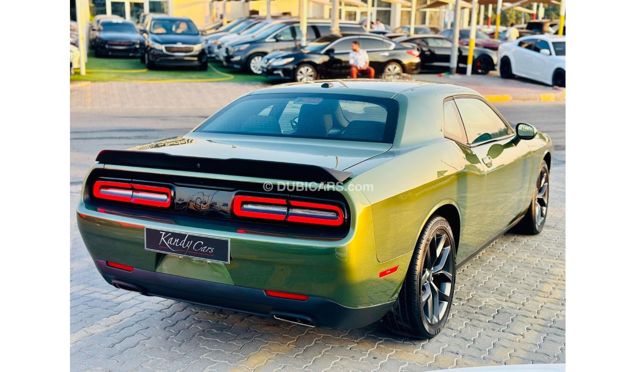 Dodge Challenger SXT 3.6L | Monthly AED 1400/- | 0% DP | Fog Lights | Touch Screen | Cruise Control | # 08618