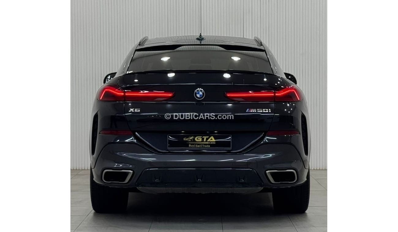 BMW X6 50i Exclusive 4.4L 2021 BMW X6 M50i, 2026 AGMC Agency Warranty + Service Package, Full Service Histo