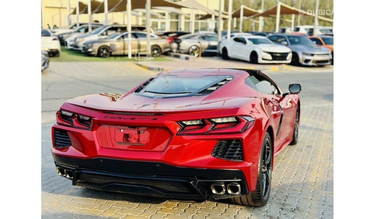 Chevrolet Corvette C8 | Monthly AED 4460/- | 0% DP | Big Screen | Paddle Shifters | Leather Seats | # 02419