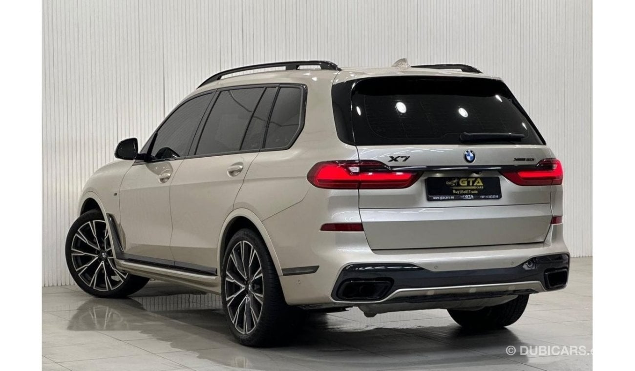 بي أم دبليو X7 2019 BMW X7 xDrive50i M-Sport, Oct 2024 BMW Warranty + Service Pack, Full Options, VIP Seats, GCC