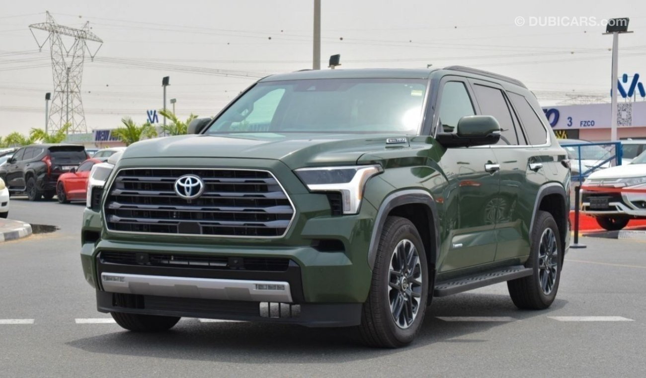 Toyota Sequoia Brand New Toyota Sequoia Limited SEQ35-LTDH 3.5L | Green Army/Black | 2023 | Hybrid | FOR LOCAL AND 