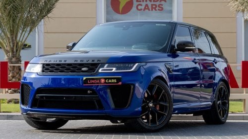 لاند روفر رينج روفر سبورت Range Rover Sport SVR 2019 GCC under Warranty with Flexible Down-Payment.