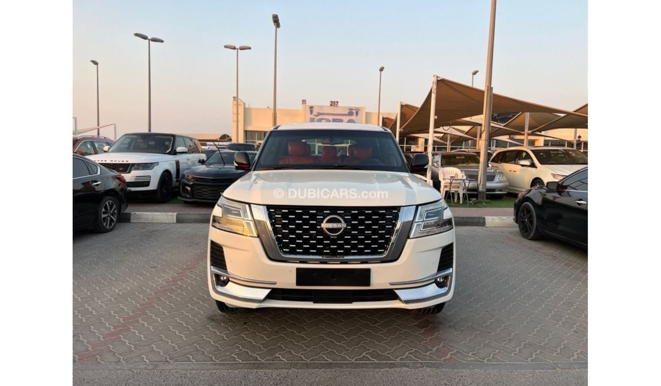 نيسان باترول Nissan petrol SE platinum V8 full option GCC model:2014 kit:2022 in good shape