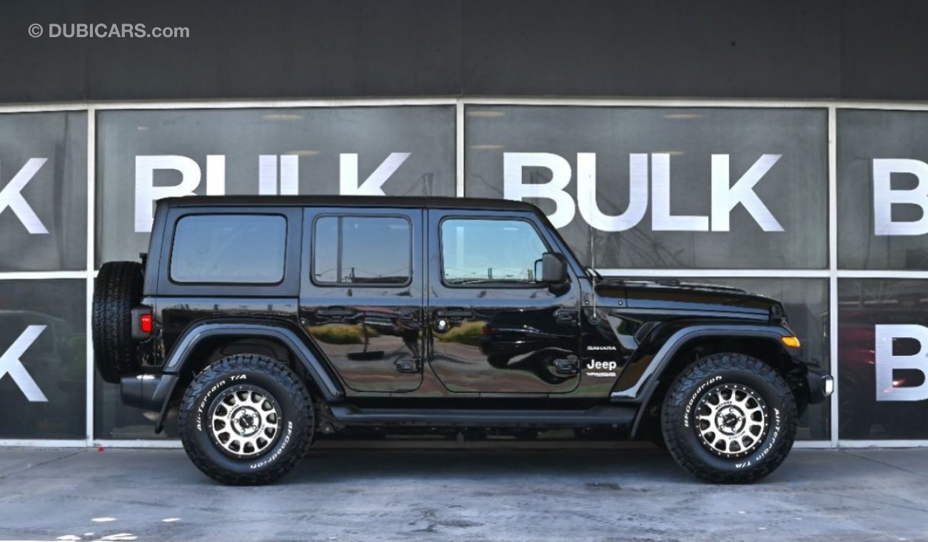 Jeep Wrangler Jeep Wrangler Unlimited Sahara - Original Paint - V6 Engine - Leather Seats - AED 2,100 M/P